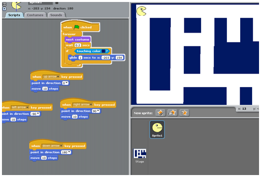 ict in education scratch lesson plans pacman