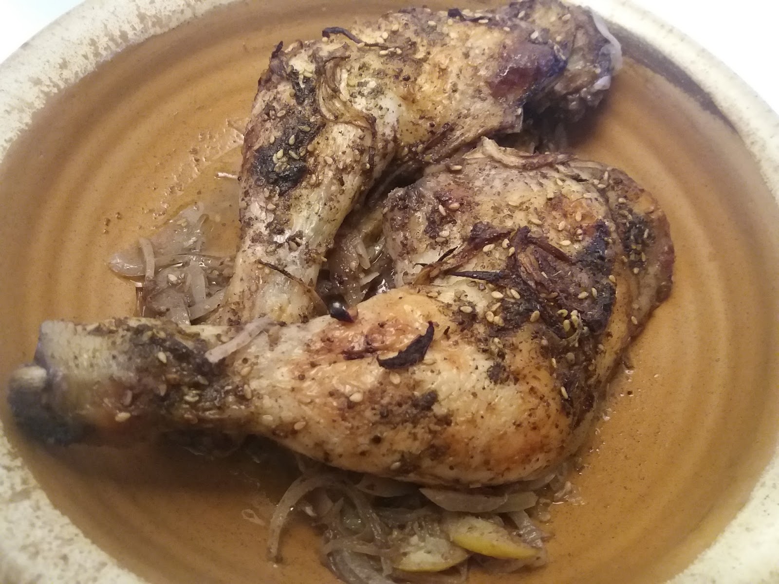 Mi Gran Comilona: Pollo asado con zumaque, za'atar y limón