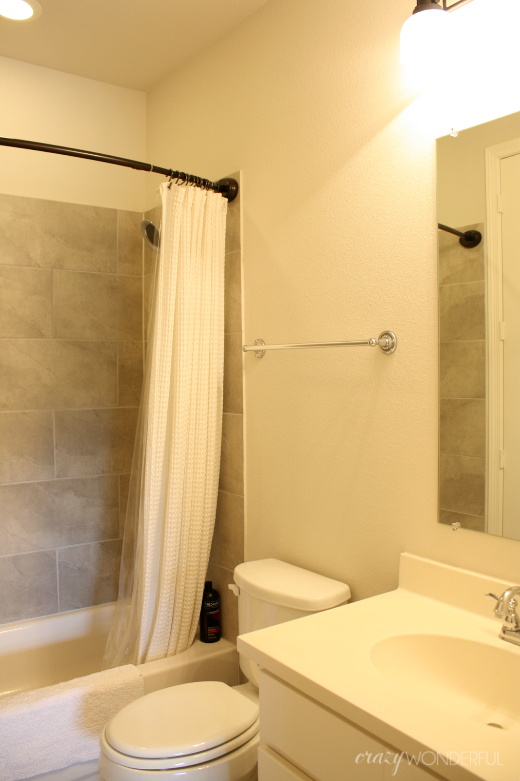 builder grade bathroom makeover Crazy Wonderful
