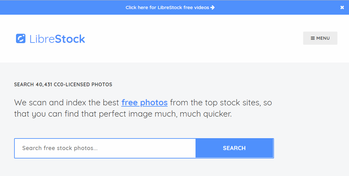 LibreStock 搜尋40個免費圖庫