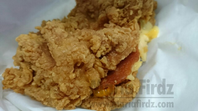 Burger Daging Ayam Tanpa Roti KFC Burger Daging Ayam Tanpa Roti KFC