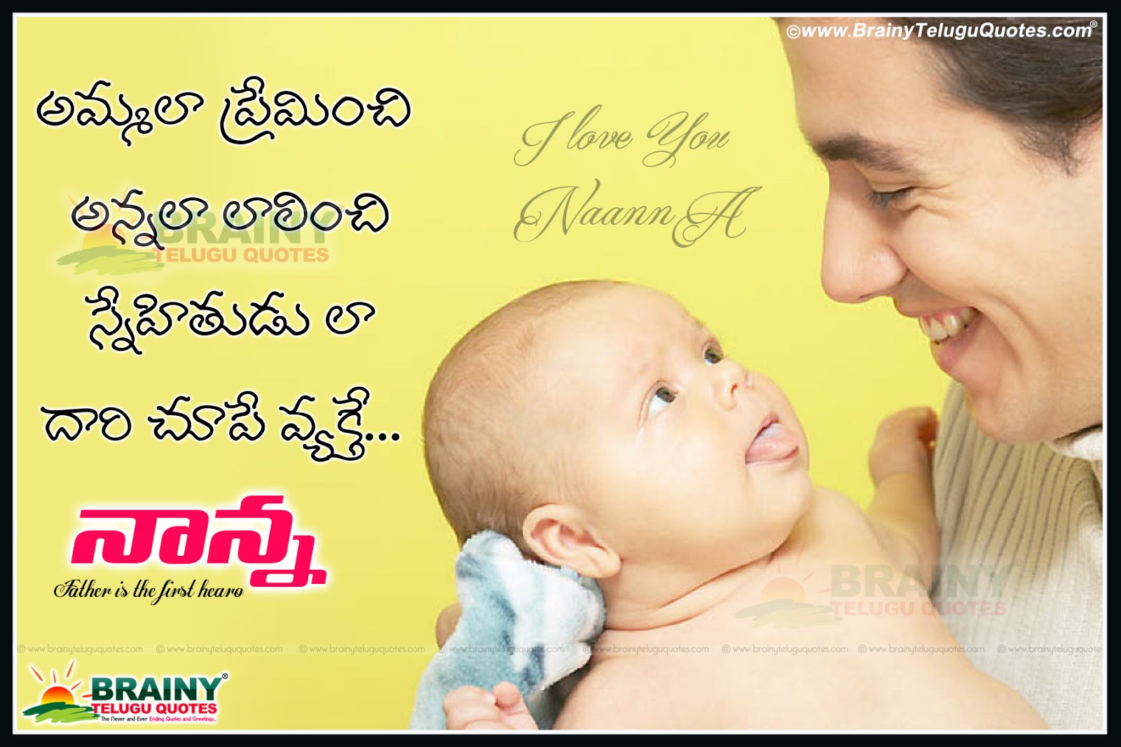 Heart Touching Father Love Quotations in Telugu Language Worlds Good evening Best Telugu Father Feelings and Best Quotes images Love Your Parents Best