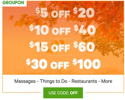 Groupon Buy More, Save More Up to $30 Off Promo Code Groupon Buy More, Save More Up to $30 Off Promo Code