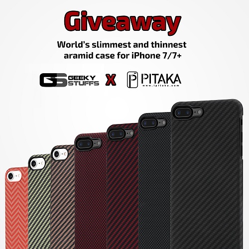 PITAKA Aramid iPhone 7 / 7 Plus Case International Giveaway