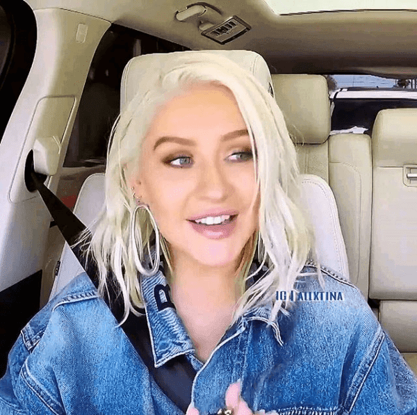 Luxury Makeup Christina Aguilera's Blonde Hair Makeup Look In James Corden Carpool Karaoke Show