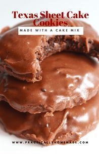 Texas Sheet Cake Cookies
