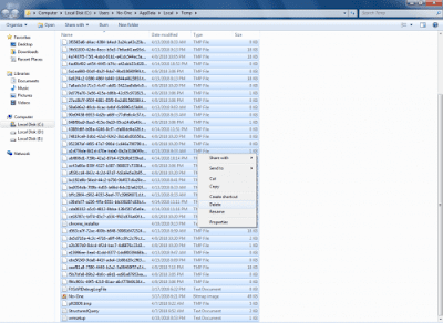 Membersihkan file-file sementara - 2