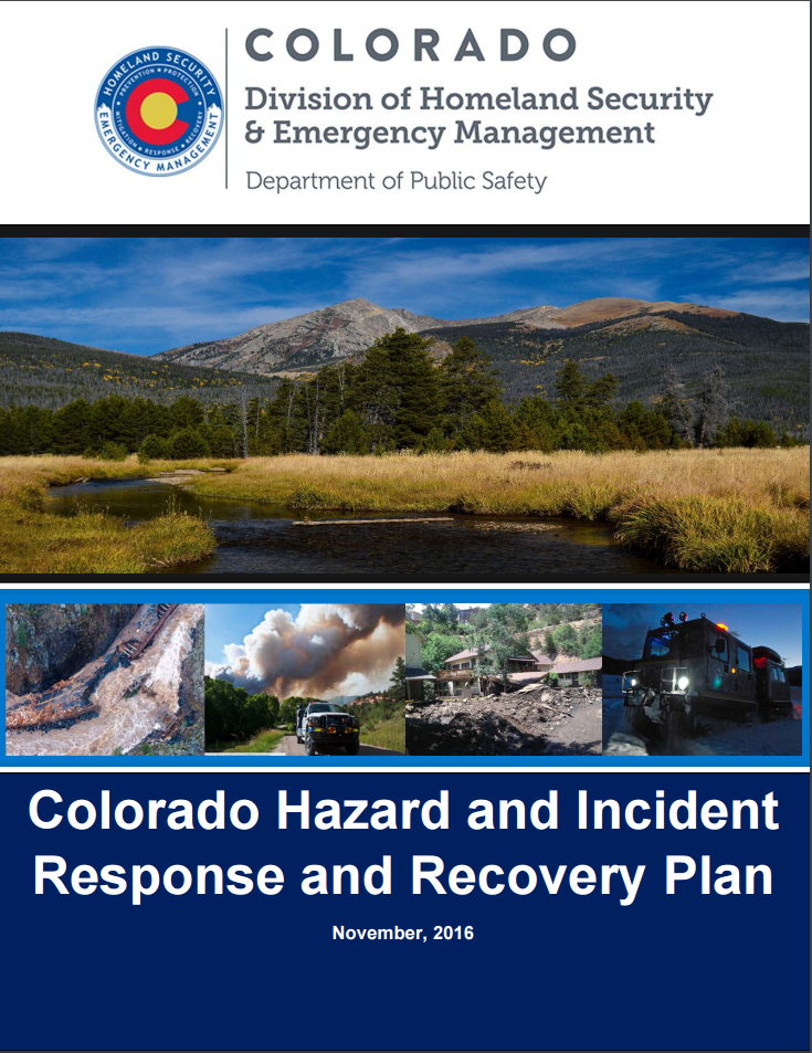 Colorado Emergency Management Colorado Hazard and Incident Response