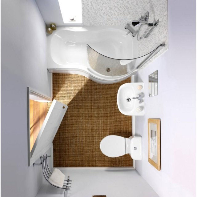 Küçük Banyolar İçin Dekorasyon Ve Tasarım Modelleri küçük beyaz banyo dekorasyonu