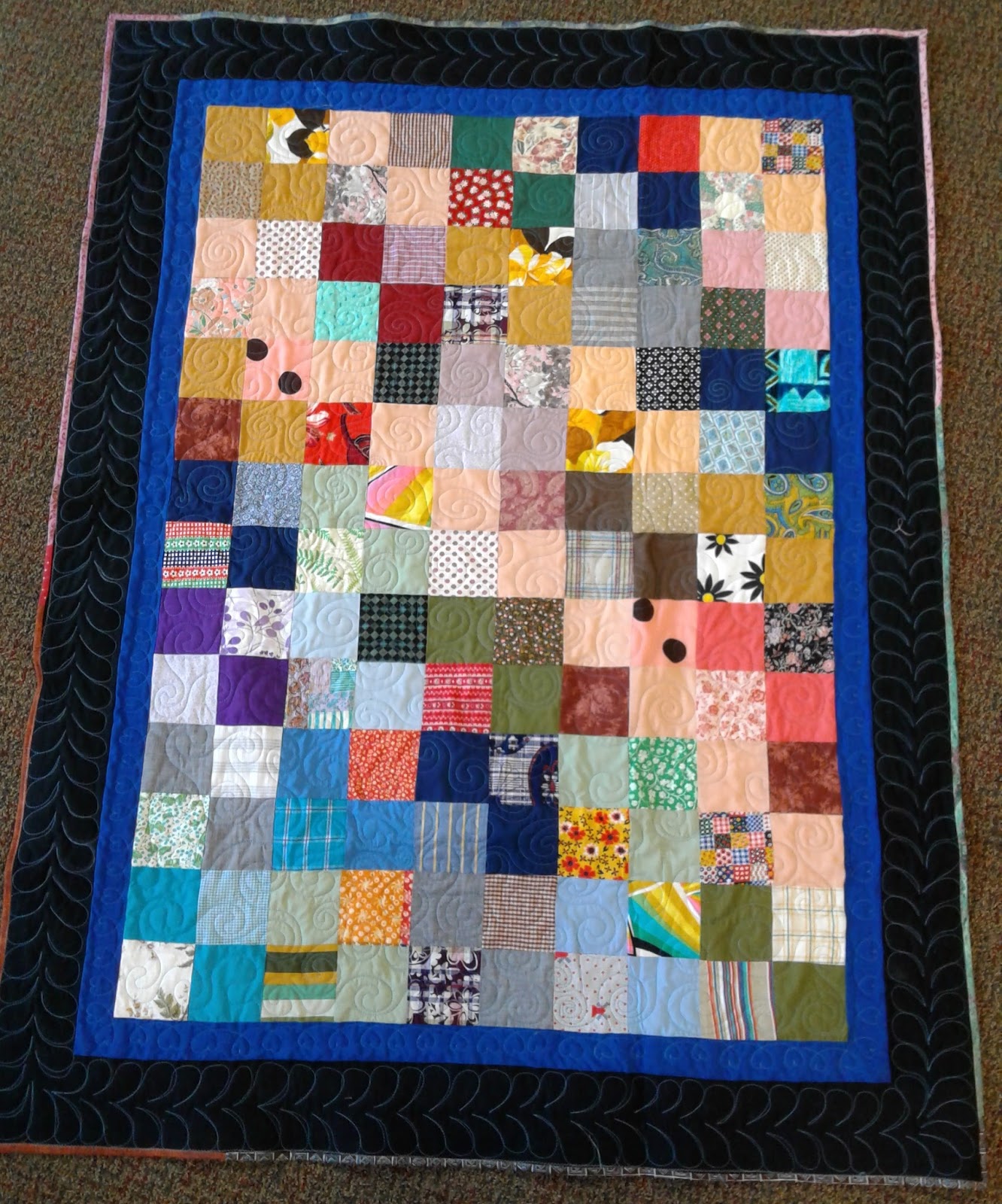 I'm keeping busy... Charity Quilts
