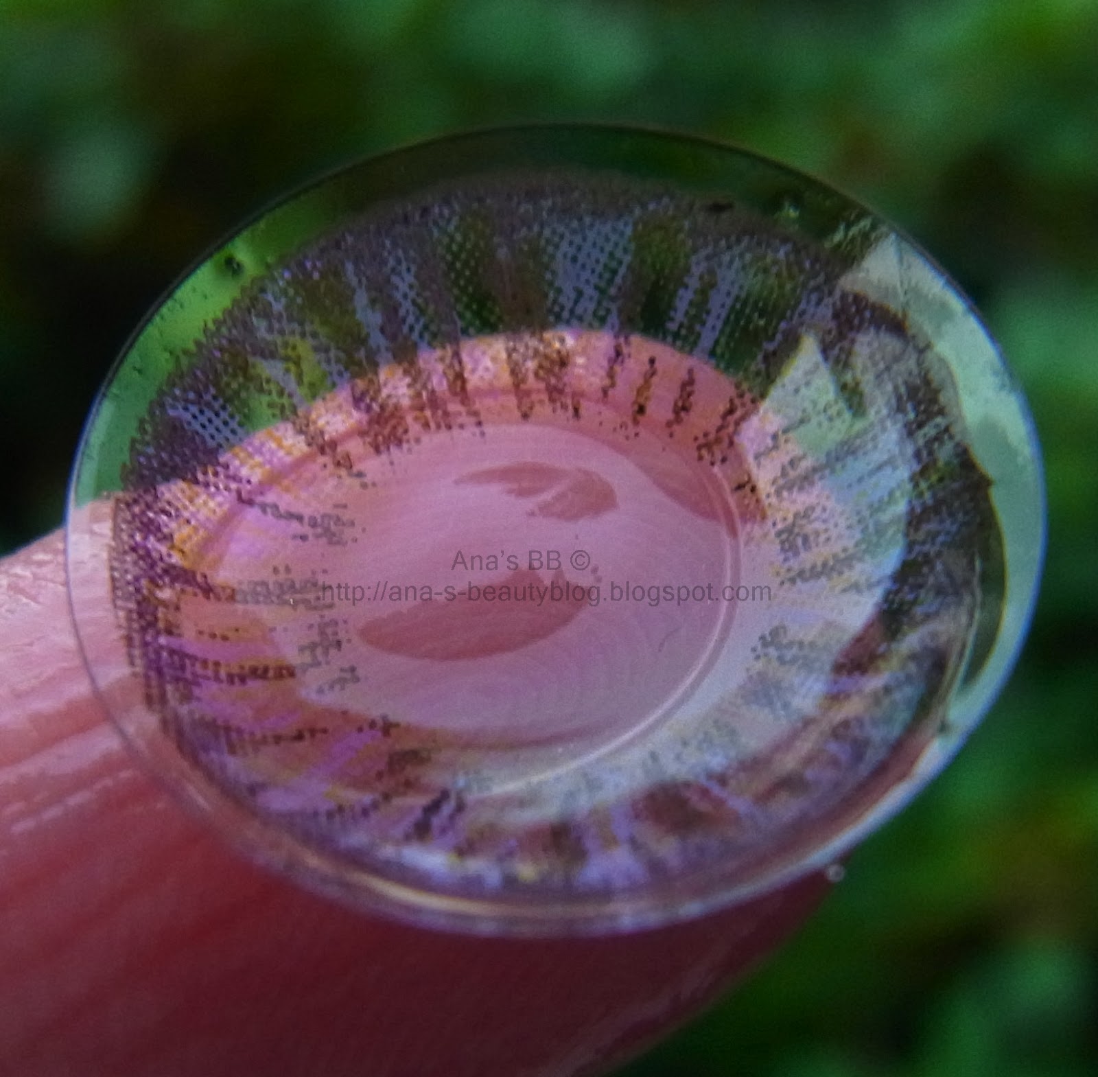 Ana's Beauty Blog Review Purple circle lenses from Glow and Glamour
