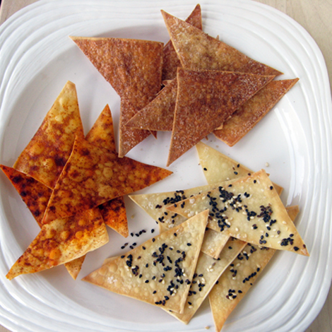 Burp Recipes Wonton Crisps Four Ways burp-recipes-wonton-crisps-four-ways