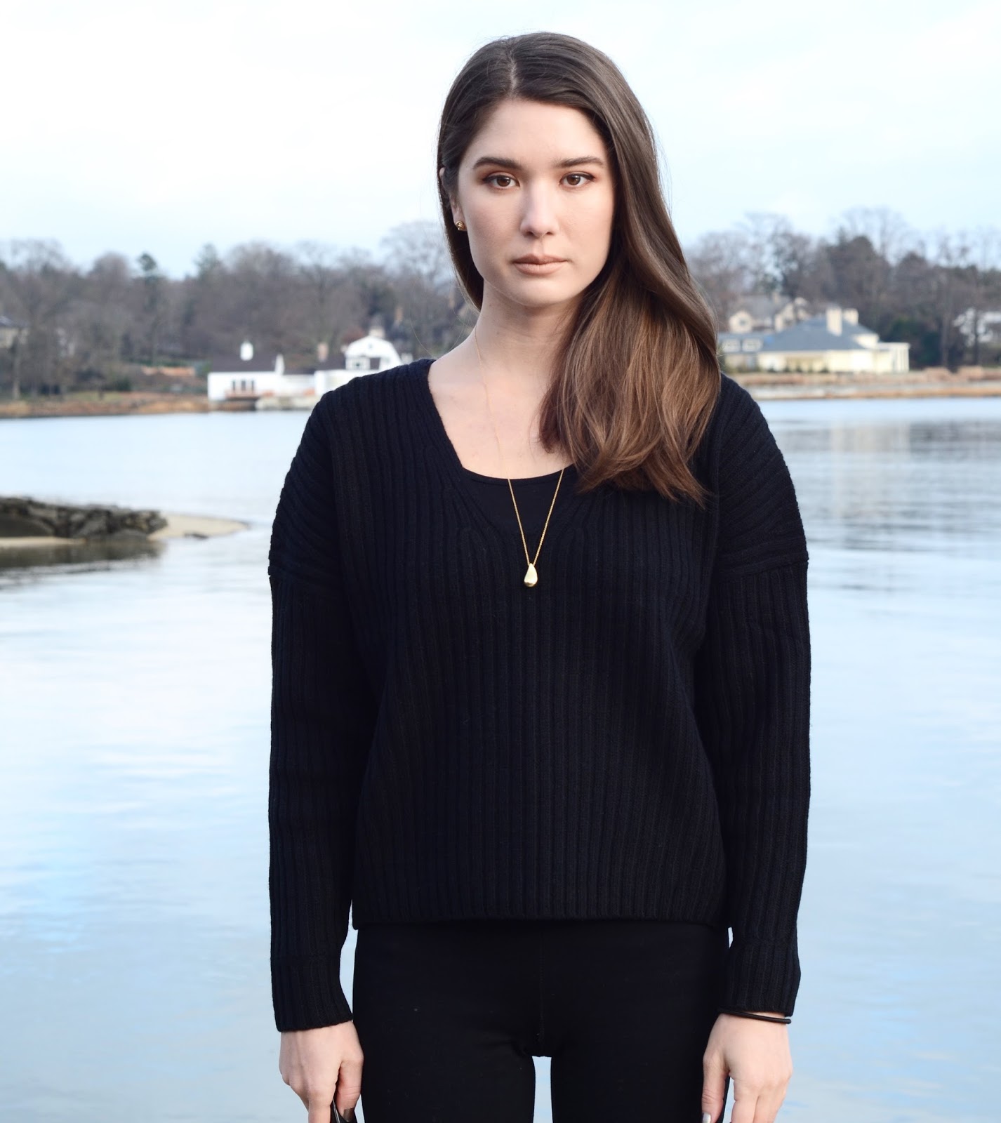 Everlane Ribbed Wool Cashmere Turtleneck & V Neck | By Everlane Ribbed Wool Cashmere Turtleneck & V Neck | By