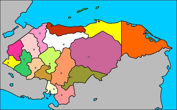 Mapas del Mundo: El mapa de honduras