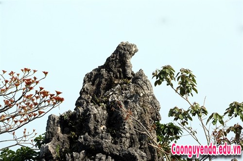 Mỏm đá được đặt tên là “Thần Cẩu” Mỏm đá được đặt tên là “Thần Cẩu”