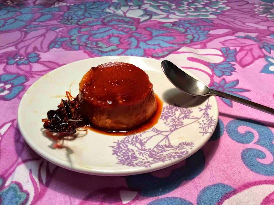 Sugerencia de presentación del Flan de Huevo