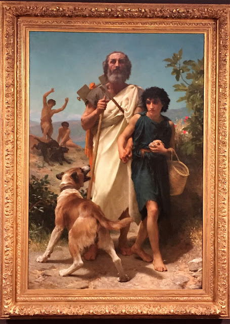 Milwaukee Art Museum: Homer and His Guide, by William Adolphe Bouguereau (1874)