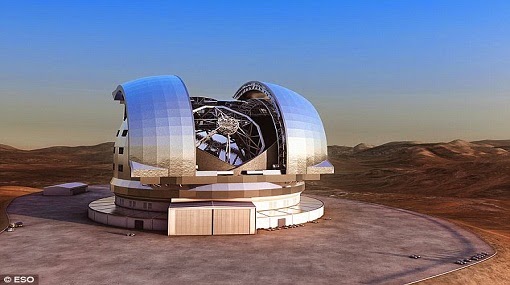 بالصور: البدء في تصميم أكبر تلسكوب بالعالم