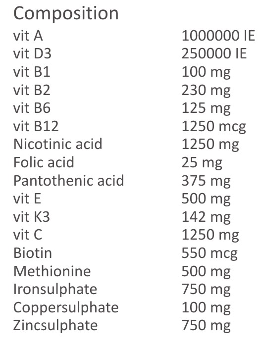 Multivitamin Care4Bird Pigeons