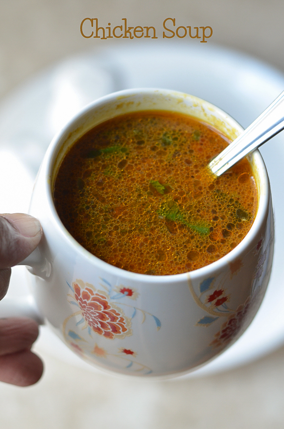 Nalini'sKitchen Chicken Soup South Indian Style