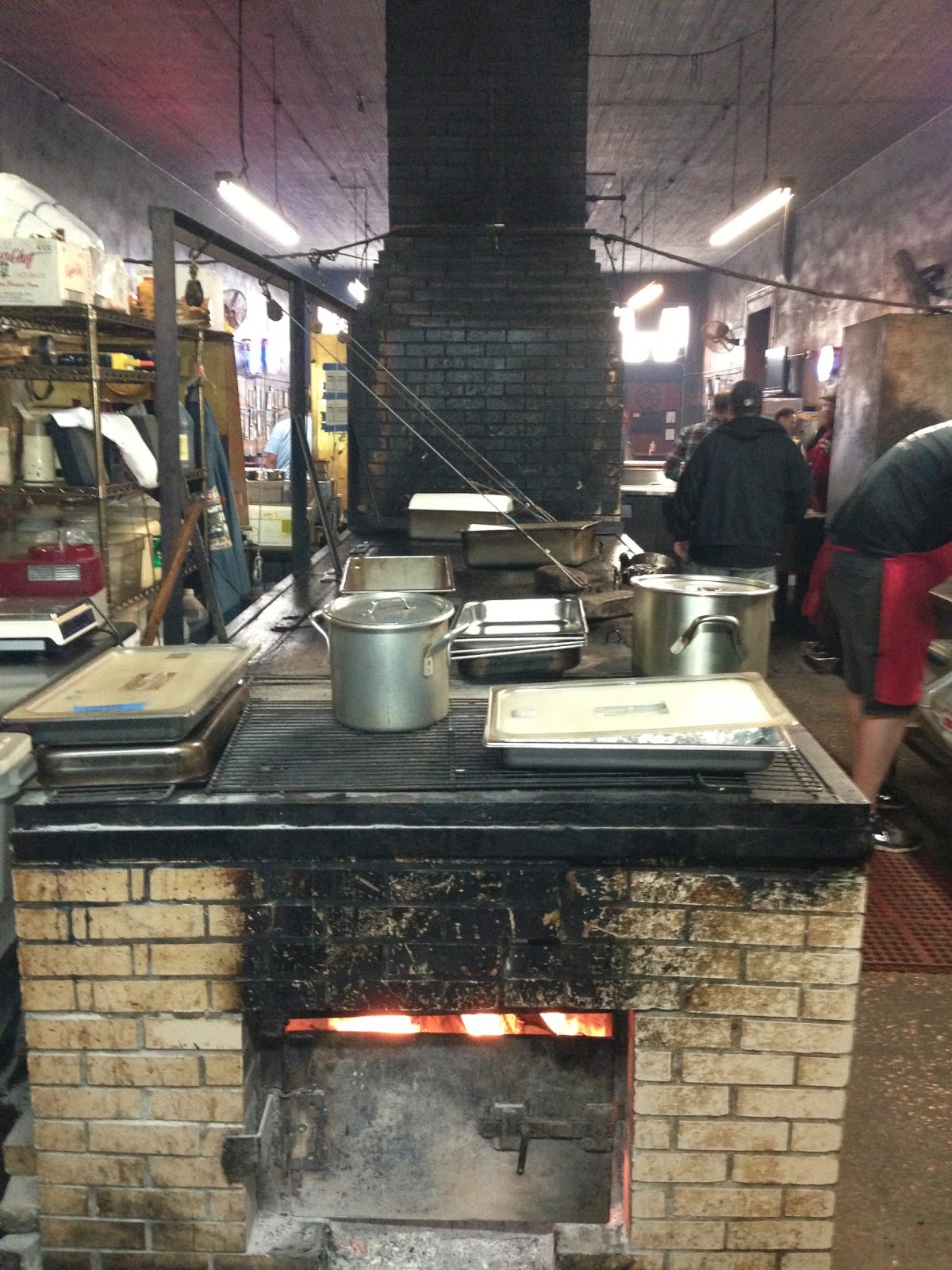 Man Up Tales of Texas BBQ™ In the kitchen at Louie Mueller Barbecue