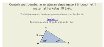 Materi Trigonometri Kelas 10 Pdf