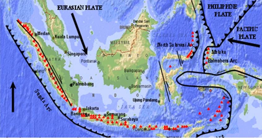 Indonesia bukan dari secara berikut geologis adalah yang letak ini dampak Berikut ini