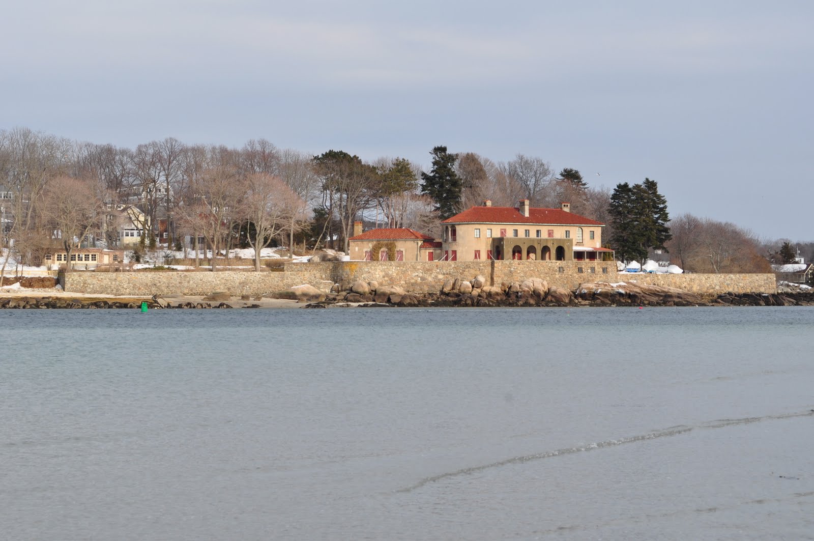 The Reversed View of Massachusetts Wingaersheek Beach Mansion, Gloucester
