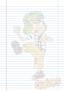 Folha Papel Pautado desenho Chaves rabiscado PDF imprimir na folha A4 Folha Papel Pautado desenho Chaves rabiscado PDF imprimir na folha A4