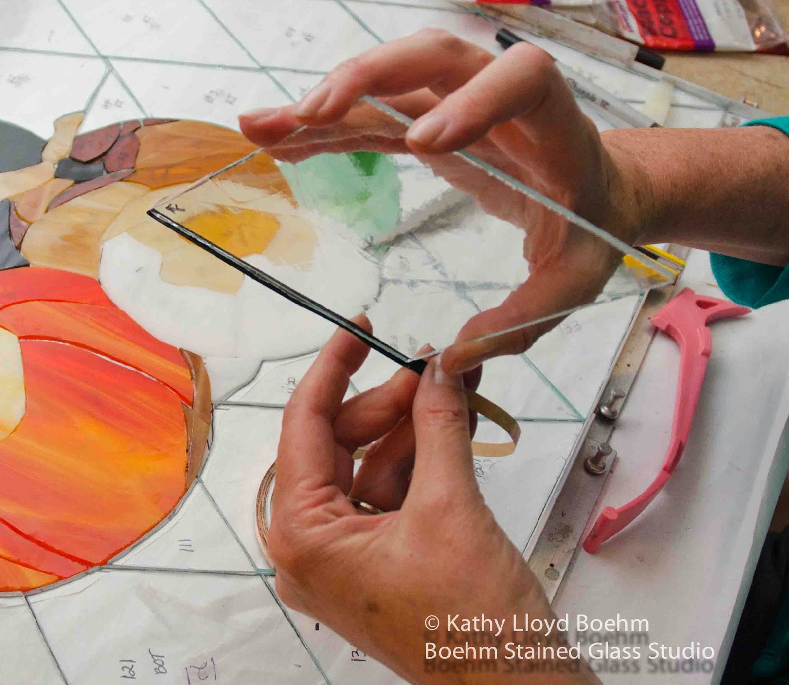 Boehm Stained Glass Blog Stained Glass Vegetable Kitchen Panel