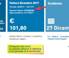 Numero fattura TIM Fattura TIM
