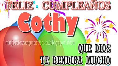 Feliz cumpleaños Cothy