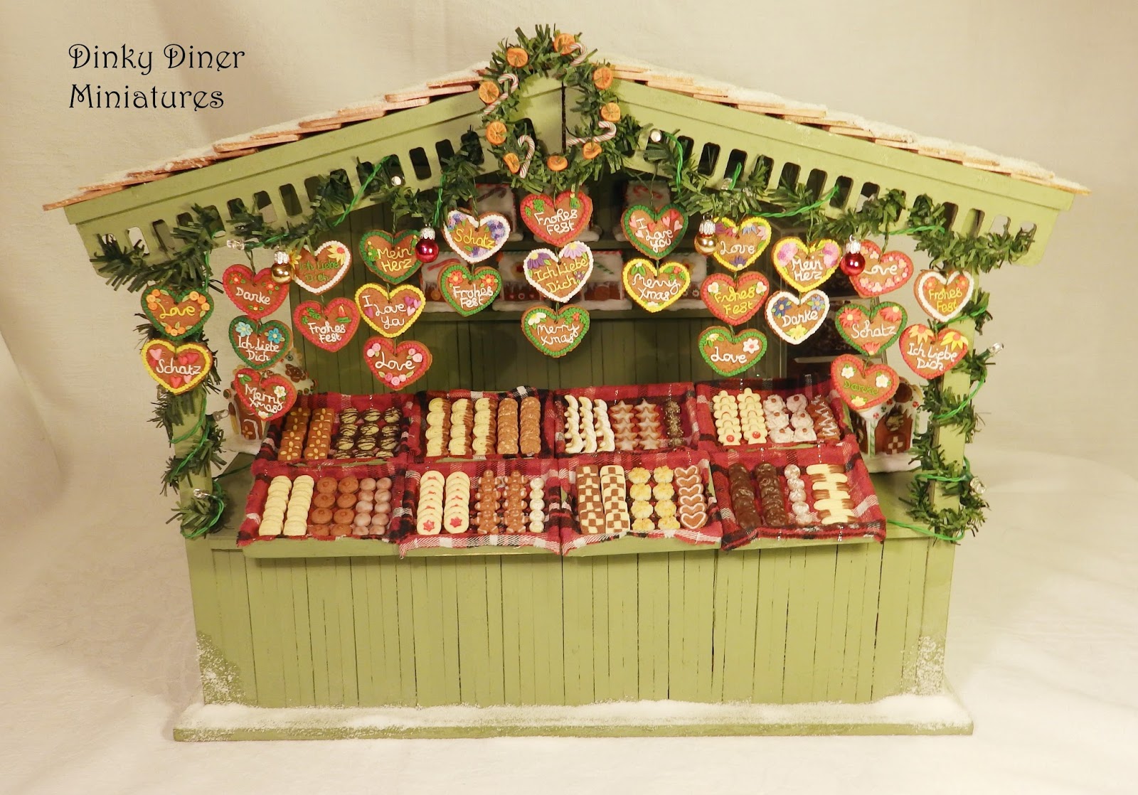 Dinky Diner Miniatures German Lebkuchen Christmas Market