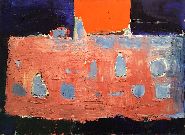 Nicolas de Stael (1914-1955) Table rose, 1953 Collection privée https://astilllifecollection.blogspot.com/2018/12/nicolas-de-stael-1914-1955-table-rose.html