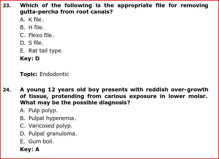 Endodontics MCQ 1