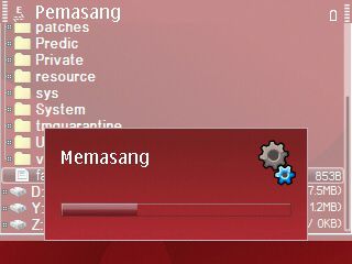 Proses pemasangan aplikasi facebook nokia Proses pemasangan aplikasi facebook nokia