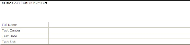 BITSAT Slot Booking BITSAT Slot Booking