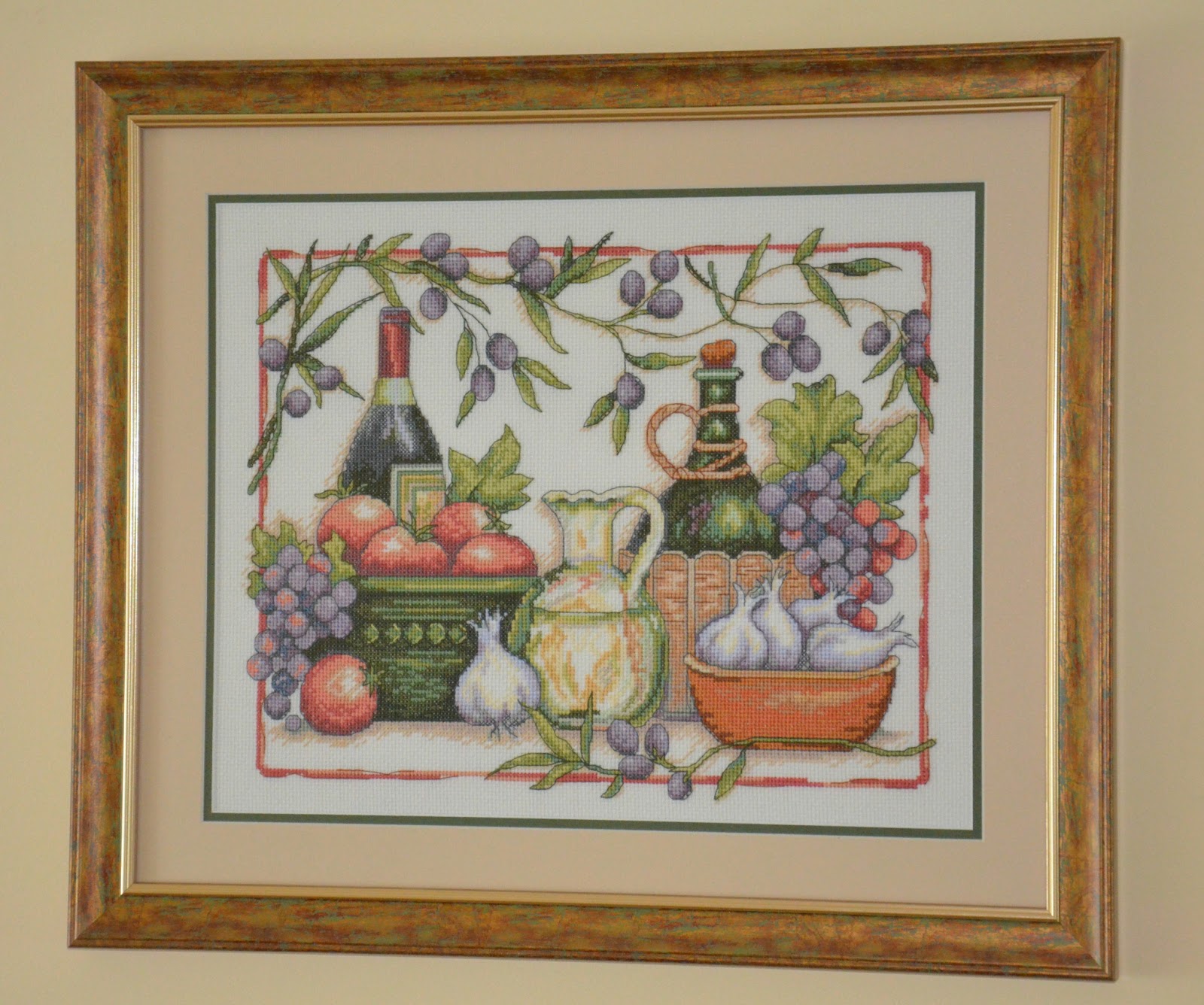 вышивка на кухню в стиле прованс