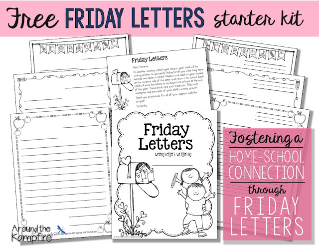 Fostering the home-school connection through Friday Letters. Tips for using this simple, yet powerful tool with your students -plus a free letter writing starter kit with parent note to get you started. Fostering the home-school connection through Friday Letters. Tips for using this simple, yet powerful tool with your students -plus a free letter writing starter kit with parent note to get you started.