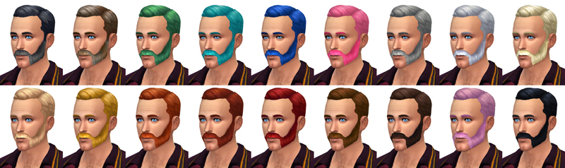 My Sims 4 Blog Friendly Mutton Chops By Erling1974