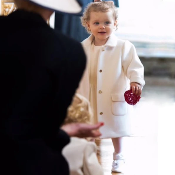 Princess Charlene, Beatrice Borromeo, Princess Charlene, Princess Gabriella and Prince Jacques Armani Junior dress