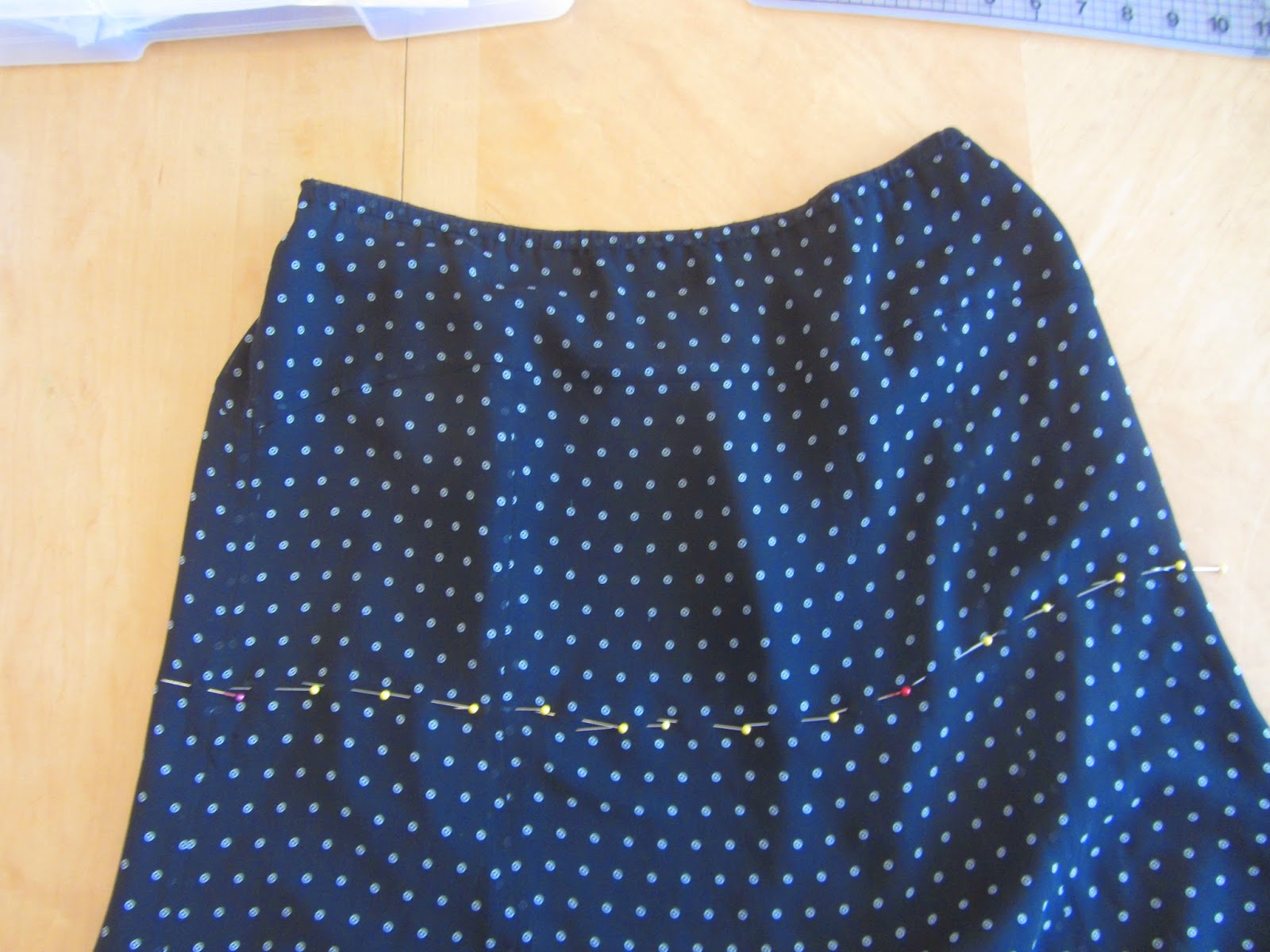 Refashion Co-op: A skirt into a dress