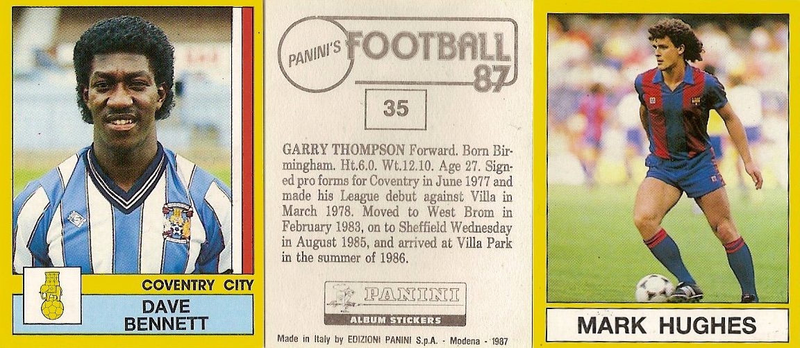 PANINI FOOTBALL 87 STICKER N ° 62 GORDON DURIE Chelsea