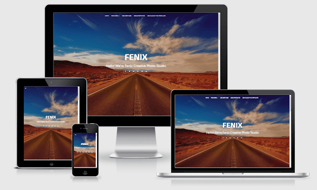Fenix Portfolio Responsive Creative Blogger Template Free Download