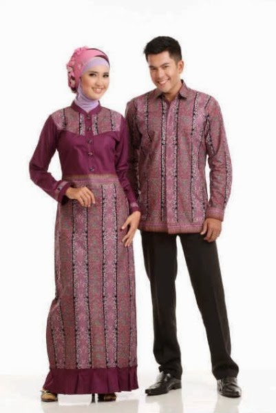 Model Baju  Batik  Pesta  Muslimah Batik  Indonesia