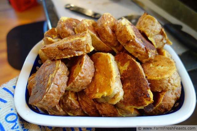 Roasted Pumpkin and Eggnog French Toast