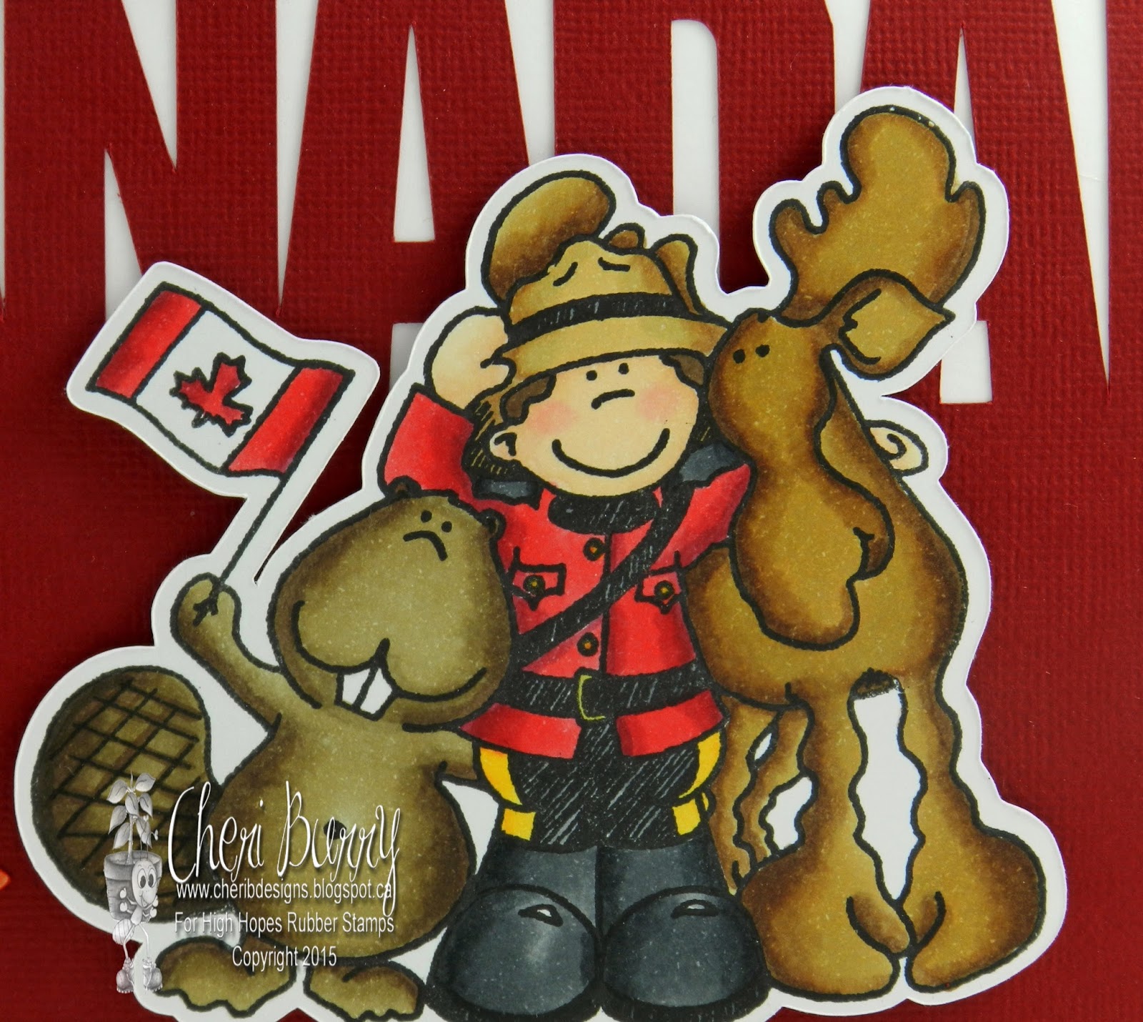 CheriB Designs Happy Birthday Canada!