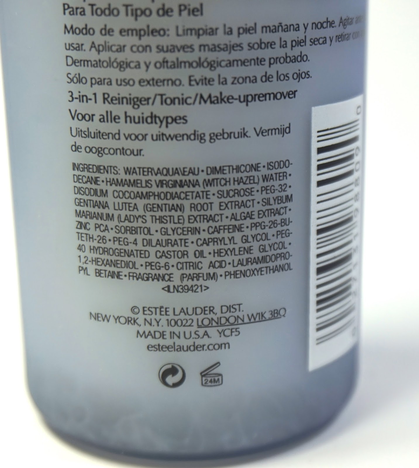 estee lauder 3 in 1 cleanser