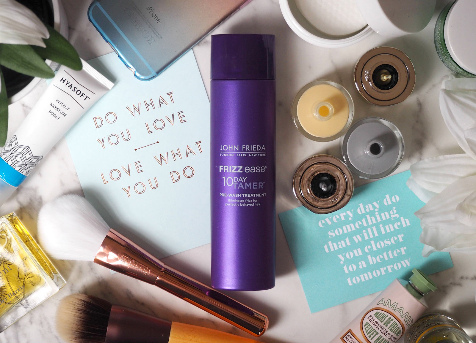 Annoyingly Effective At Reducing Frizz: John Frieda's 10 Day Tamer Pre-Wash Treatment