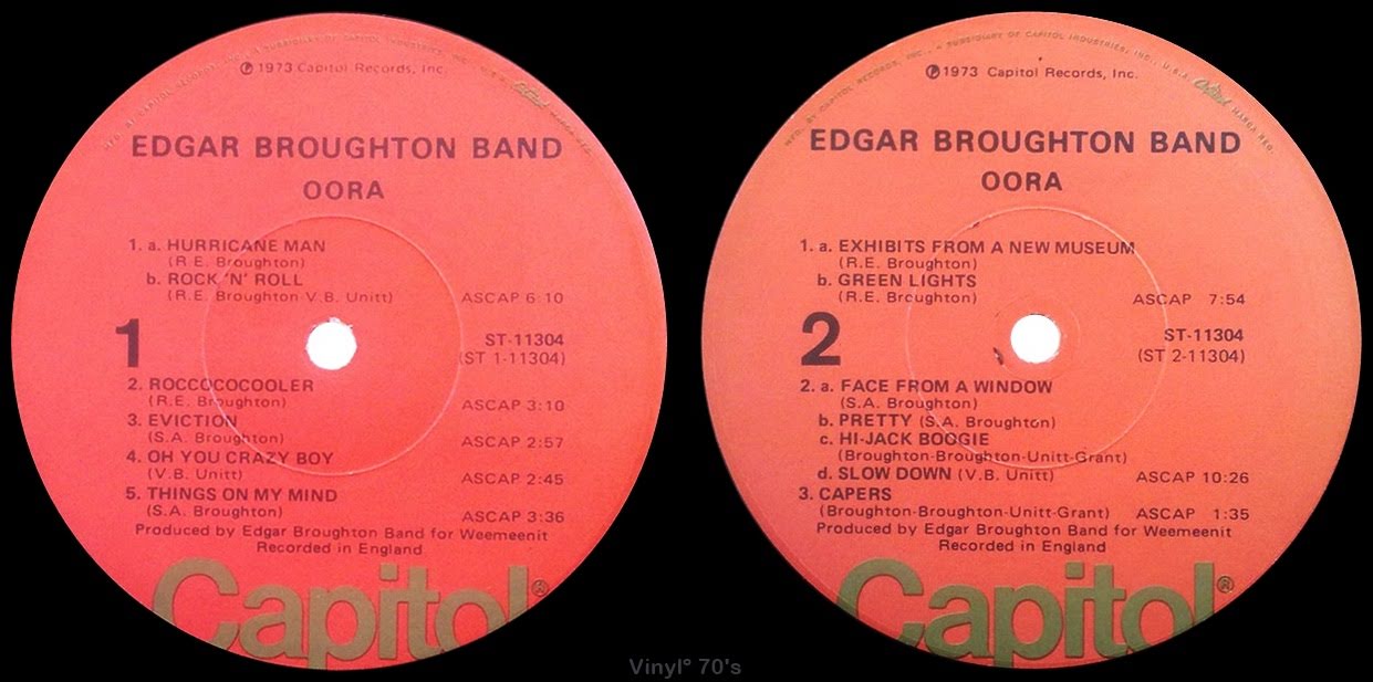 Pink Floyd Ilustrado 1973 Oora The Edgar Broughton Band